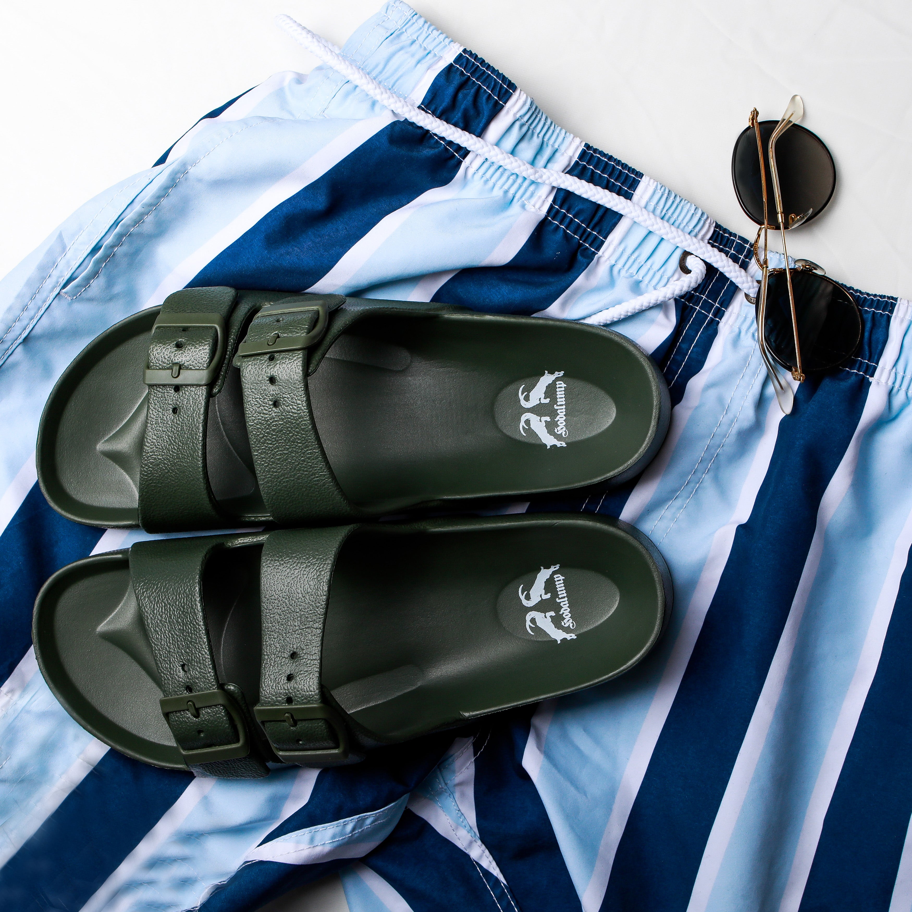 Hodalump PVC Sandals Green