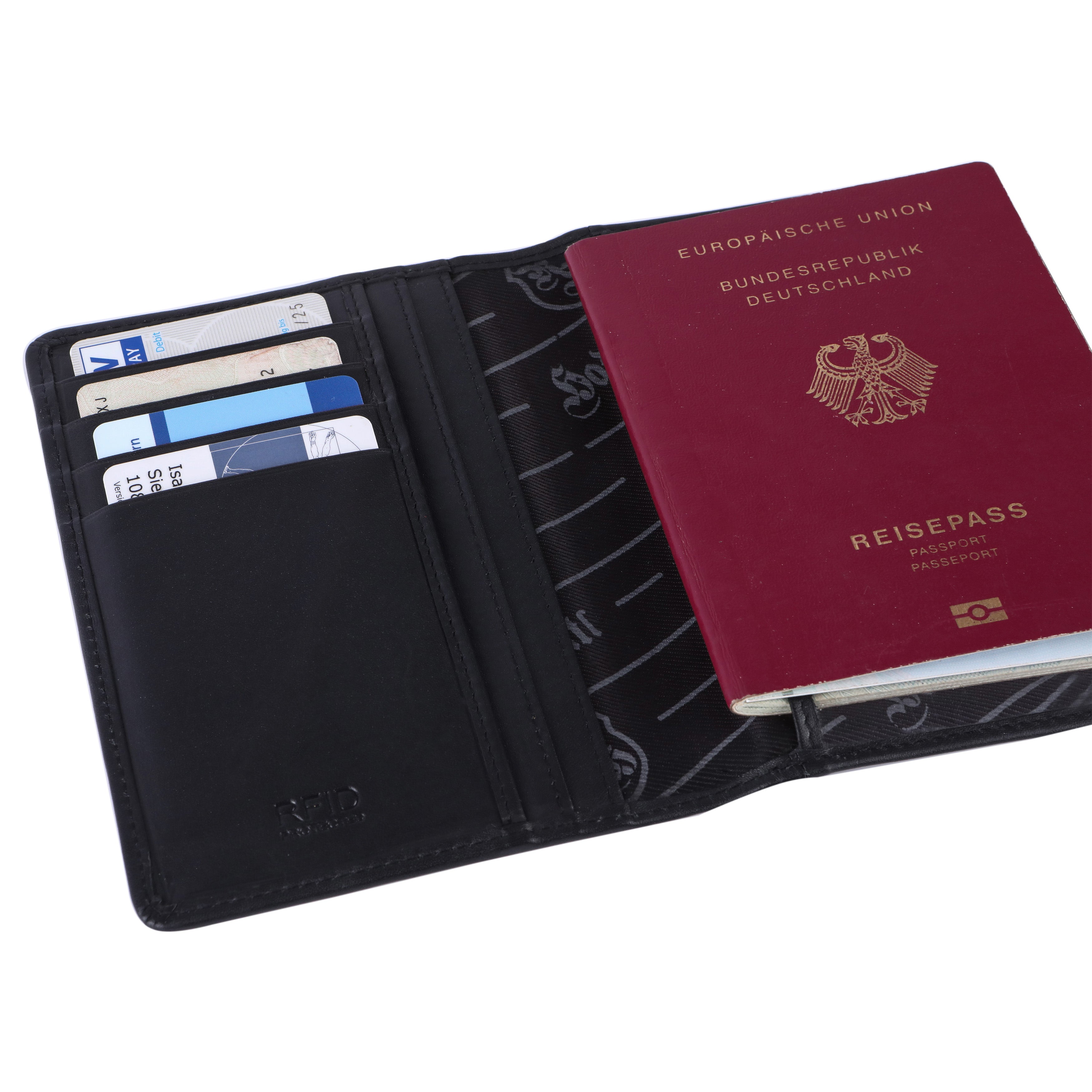 Reisepass-Etui, Reisepasshülle Geldbeutel Herren Hodalump & Ratschkatl