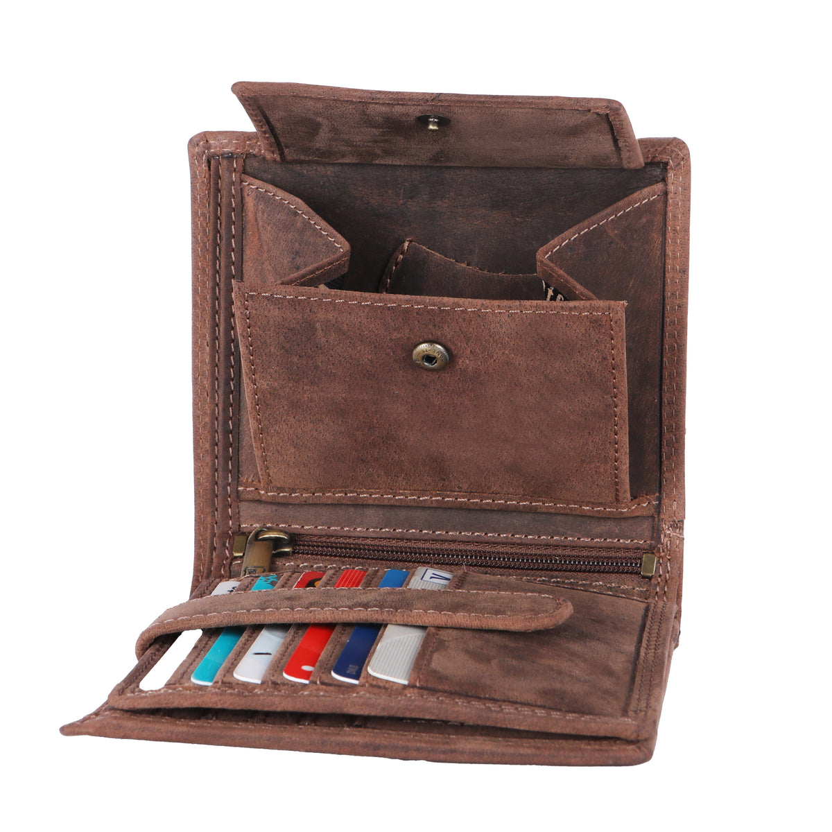 Raudi Wallet – Large, Portrait Format & Genuine Leather Hodalump