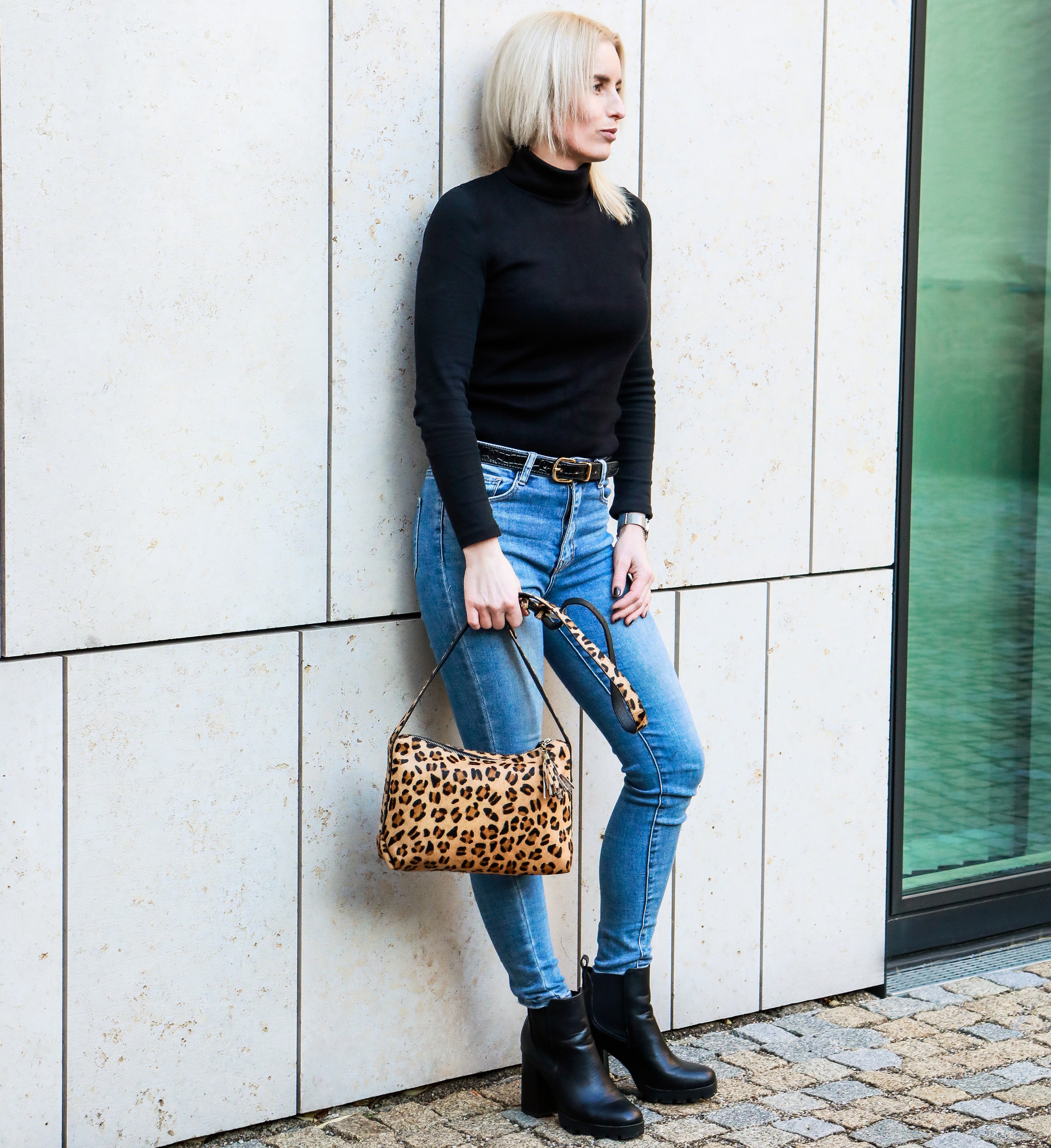 Leopard Ratschkatl Tasche