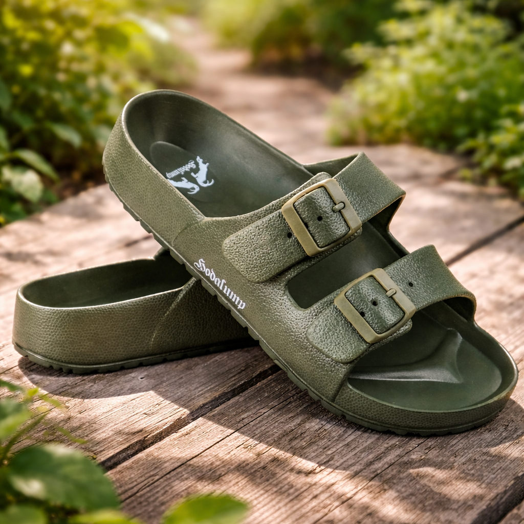 Hodalump PVC Sandals Green