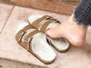 Plüsch Sandalen