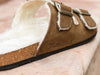 Plüsch Sandalen