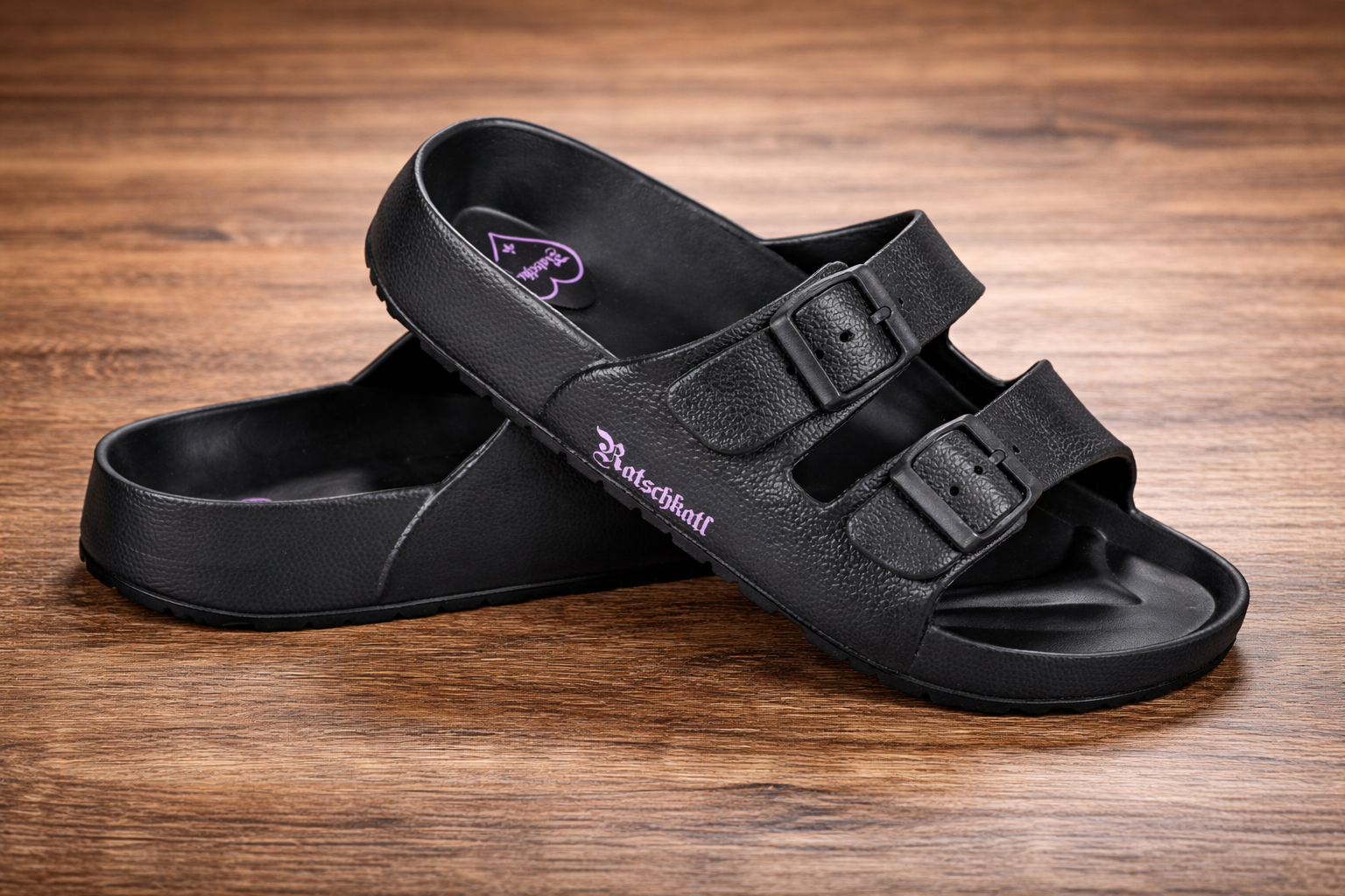 Ratschkatl PVC Sandals Black