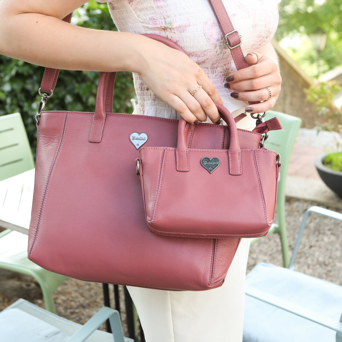 Shopper aus Leder als Muttertagsgeschenk für Mama