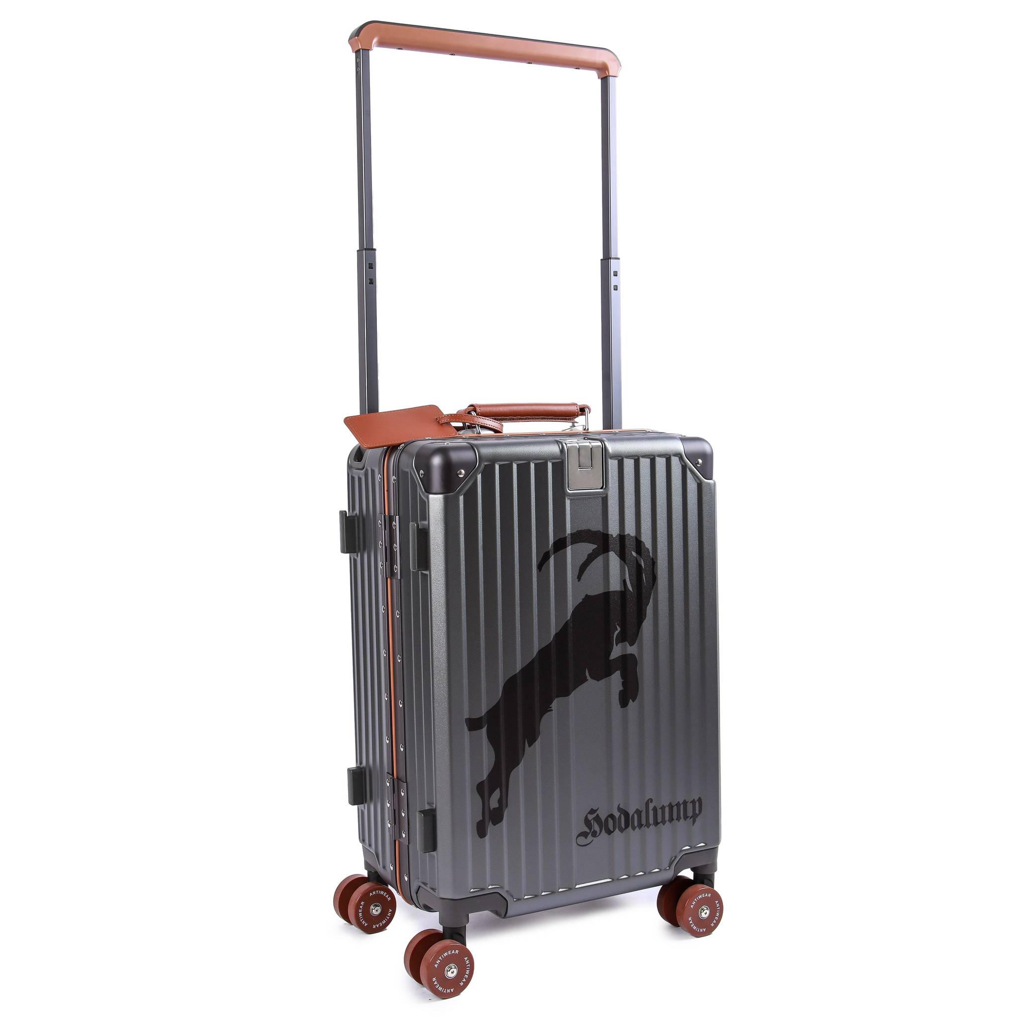 Hodalump Handgepäck Trolley Schrägansicht – 45 Liter, Gewicht 4,3 kg