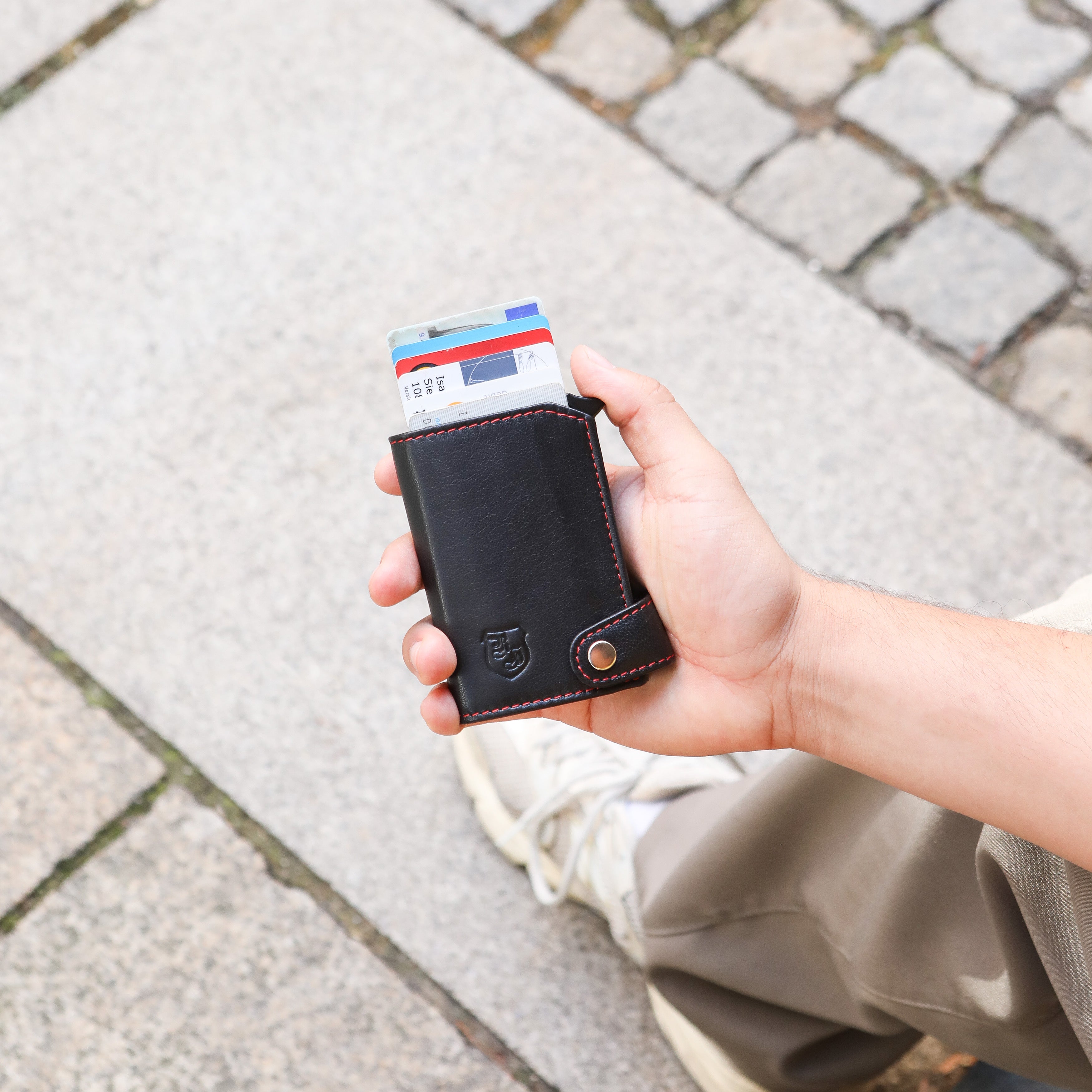 Hodalump card case BLACK/RED