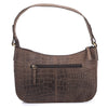 Crocodile shoulder bag