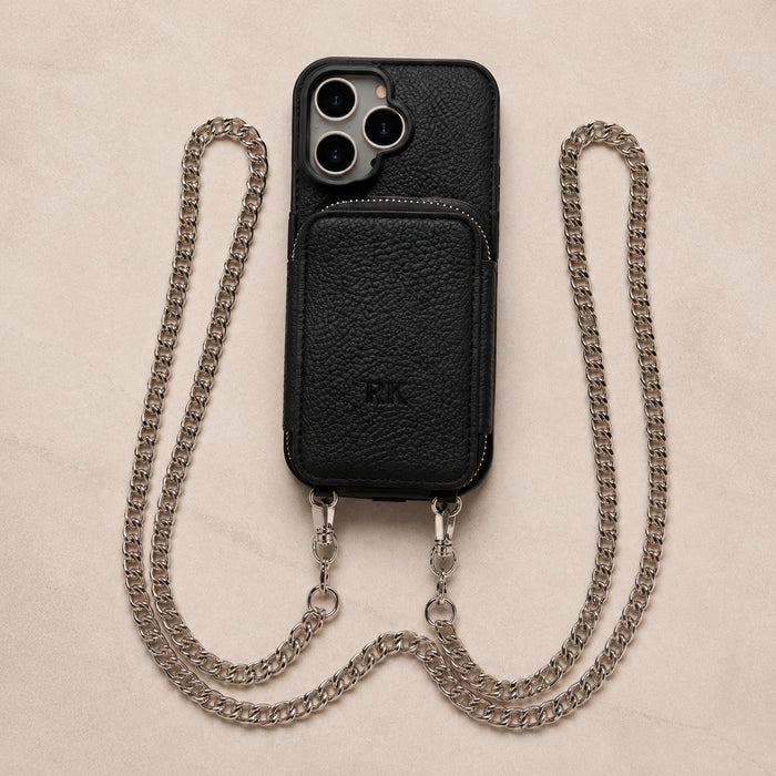 Phone Case with Shoulder Chain & Card Holder – Style Meets Functionality