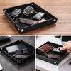 Leather storage containers