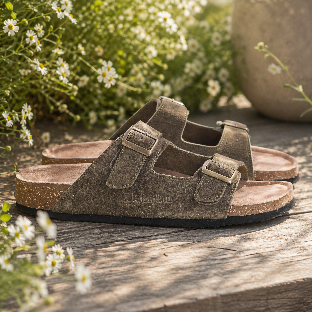 Ratschkatl Sandals in Green