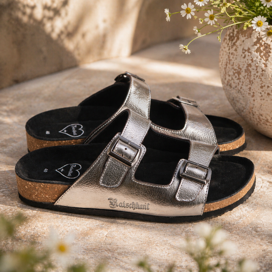 Ratschkatl Sandalen in Silber