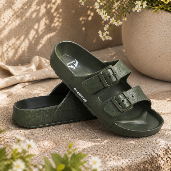 Hodalump PVC Sandalen Grün