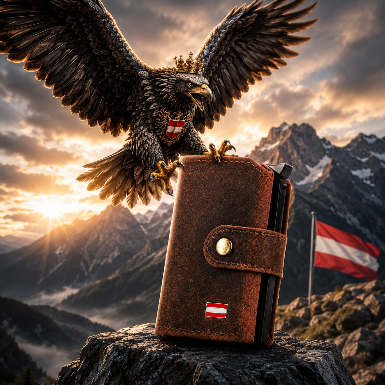 Kartenetui Österreich