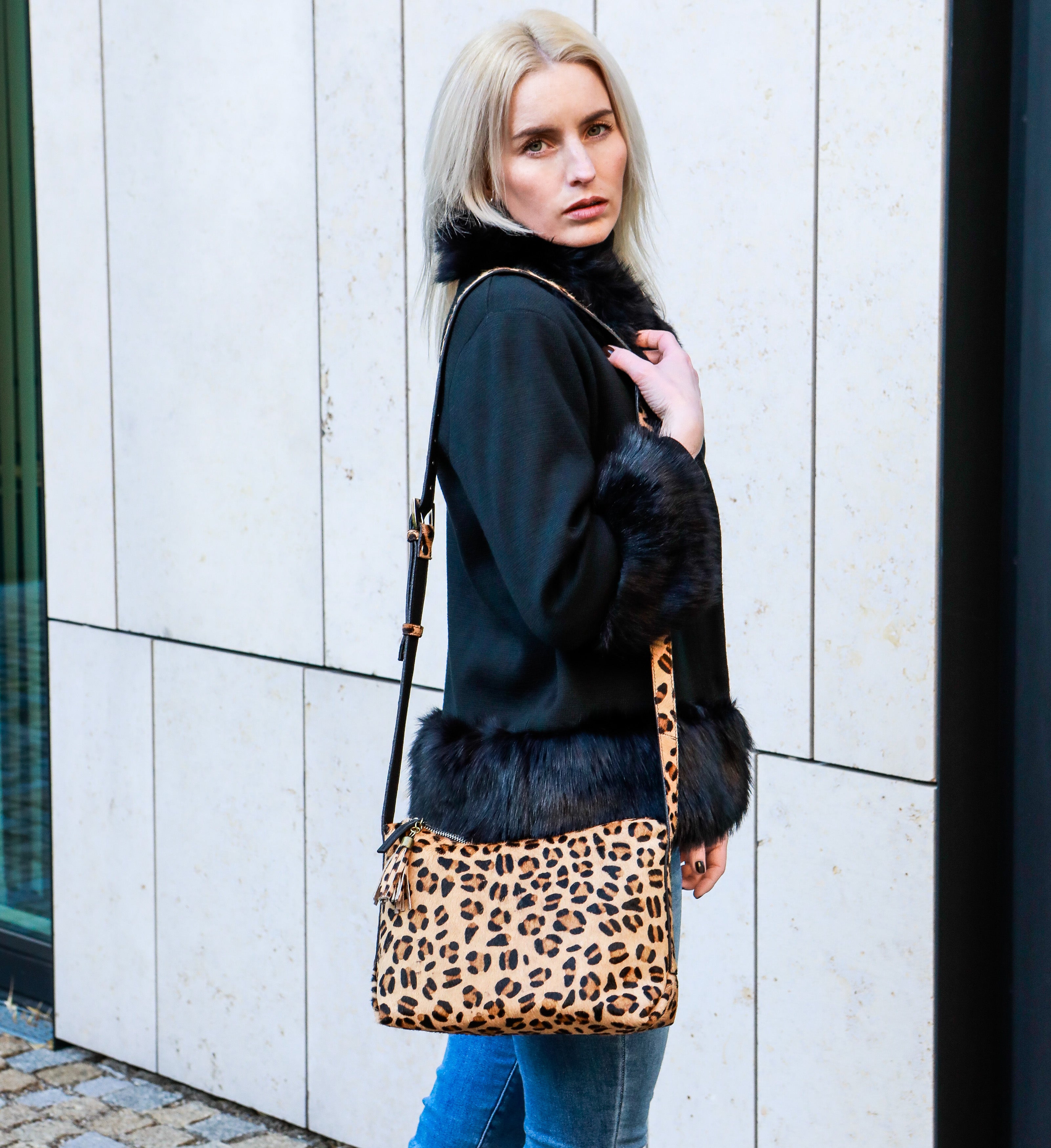 Leopard Ratschkatl Tasche