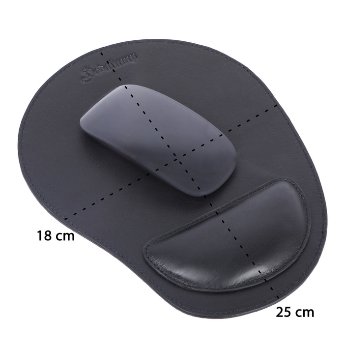 Leather mouse pad