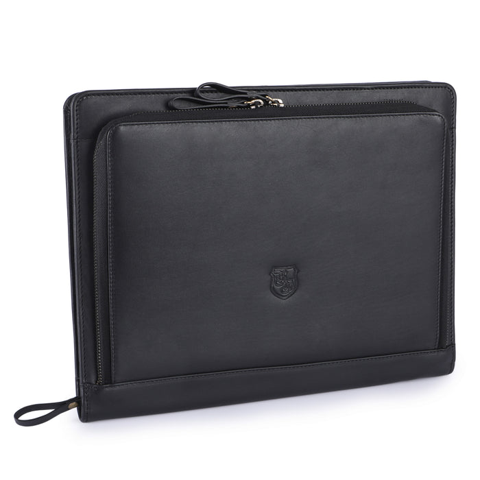Ledermappe Tasche Hodalump & Ratschkatl Schwarz