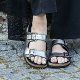 Ratschkatl Sandals in Silver