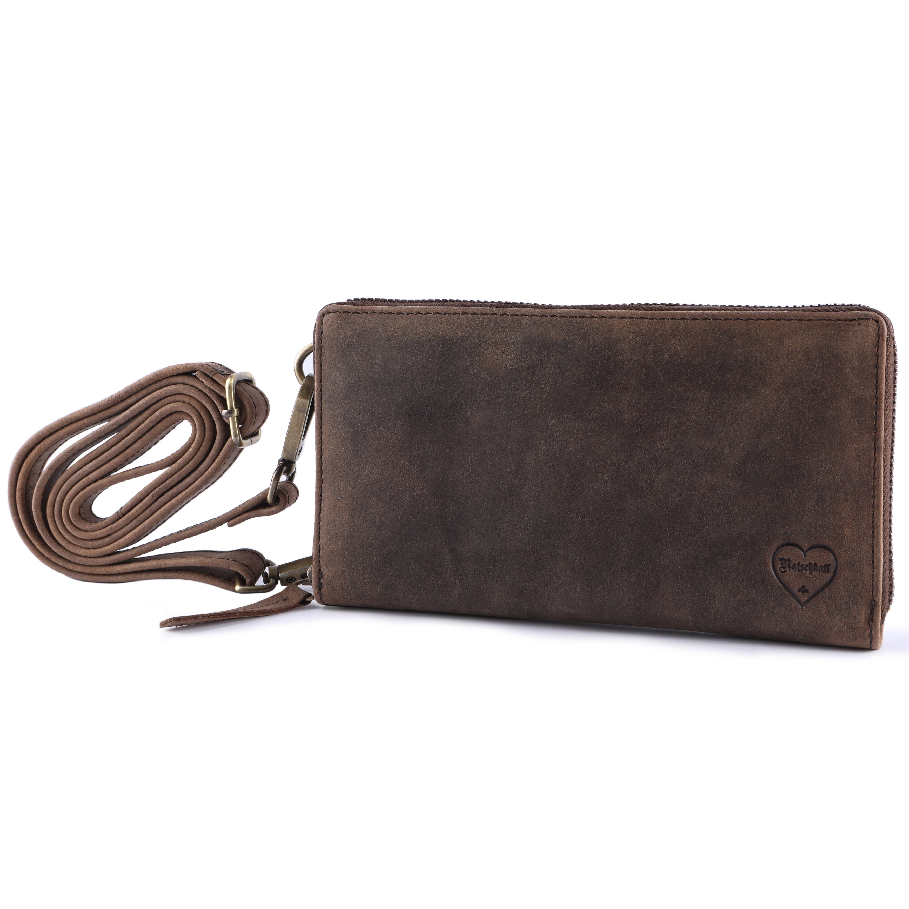 Taschenbörse Geldbeutel Damen Hodalump & Ratschkatl Braun