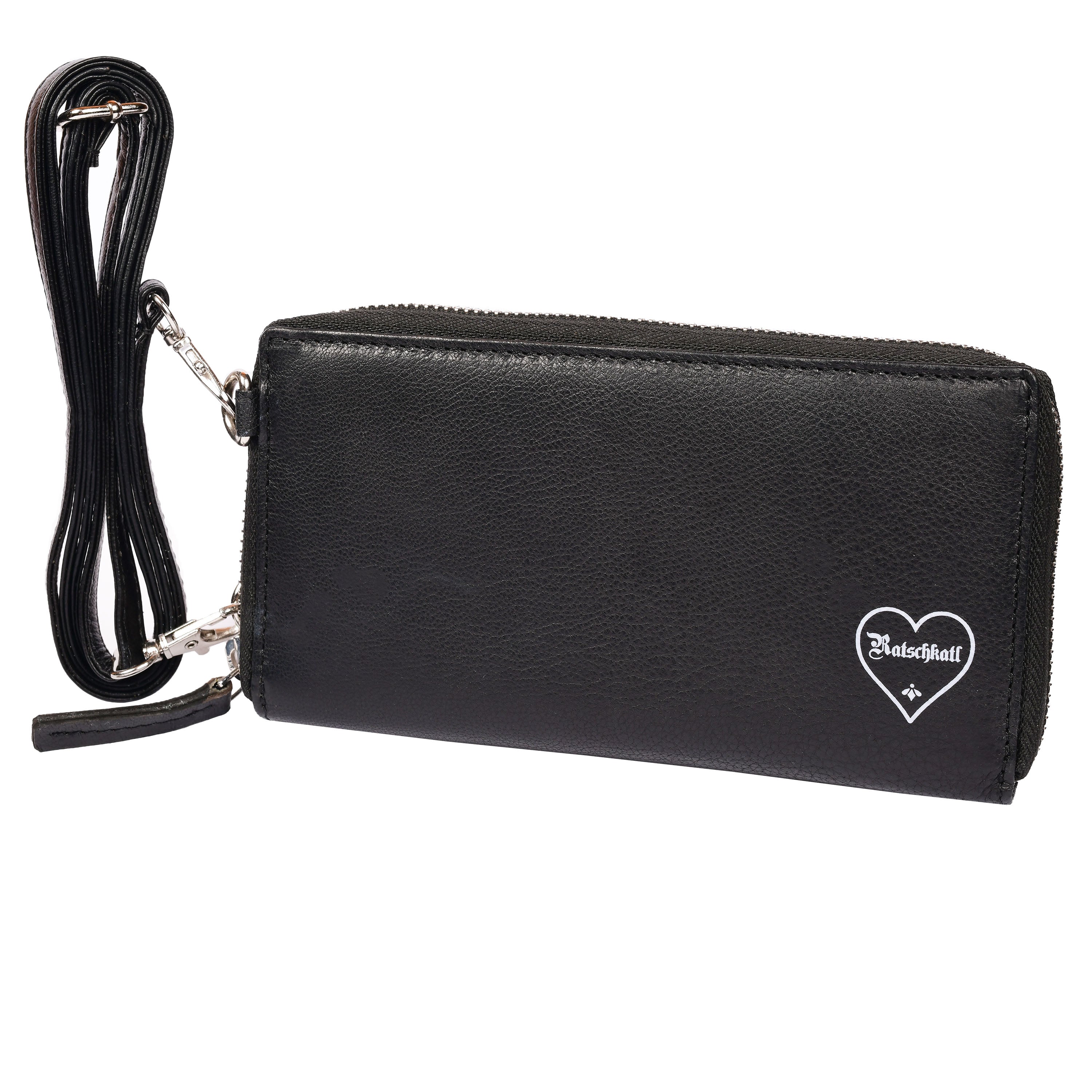 Taschenbörse Geldbeutel Damen Hodalump & Ratschkatl Schwarz